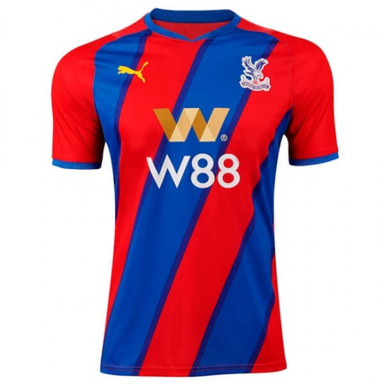 Camisola Crystal Palace Equipamento Primeiro 2021-2022 Manga Curta